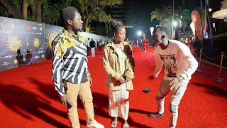 Bebe cool Eddy kenzo attends Uganda cranes Vs South Africa [upl. by Ameekahs]