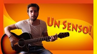 Tutorial Chitarra ➔ quotUn Sensoquot  Vasco Rossi Accordi Facili ITA [upl. by Emmer26]