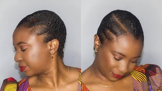 Sleek Back Hairstyle for Short Hair [upl. by Nolyad935]