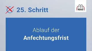 Ablauf der Anfechtungsfrist Betriebsratswahl  Schritt 25 [upl. by Hars]