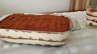 Easy and Delicious Tiramisu Recipe without Raw Eggs  Italian Tiramisu Dessert [upl. by Vite]