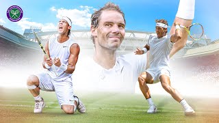 The Very Best of Rafael Nadal  Best Points at Wimbledon [upl. by Inaluiak]