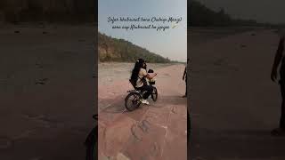 Safar abhe bakke hai theshinegirl shorts priyanshi rishikesh cycling shinegirl [upl. by Abie899]