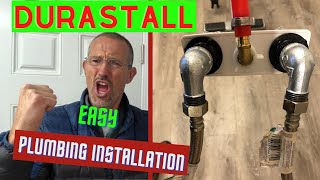 Durastall plumbing installation [upl. by Elohc]