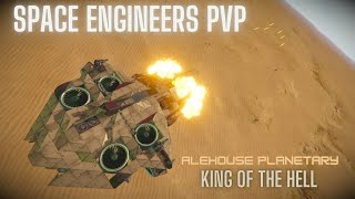 SPACE ENGINEERS PVP  Huge battle on Alehouse Planetary PVP [upl. by Llehsem]