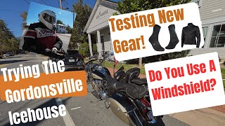 Testing New Motorcycle Gear Boot Liners amp Jacket Base Layer Do You Use A Windshield Restaurant [upl. by Hartman446]