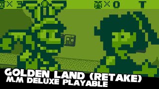 FNF  GOLDEN LAND RETAKE MM DELUXE PLAYABLE Short Version  GameplayHardMod [upl. by Eimmak]