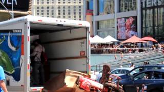 Man unloads UHaul truck on Las Vegas Blvd Part 23 [upl. by Gabriela]