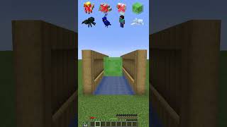 Water River vs Mob Abilities meme shorts minecraft [upl. by Idnyc]