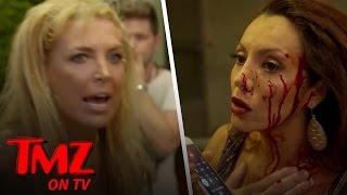 CRAZY Reality TV Fight Rich Famous amp Bleeding  TMZ TV [upl. by Ellivnarg]