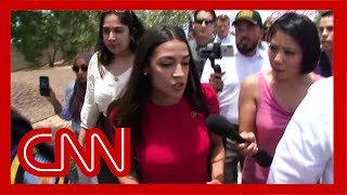 OcasioCortez visits border facility I was not safe [upl. by Myrtie]