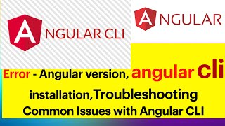 Error  Angular 17 version angular cli installationTroubleshooting Common Issues with Angular CLI [upl. by Tatia]