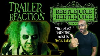 BEETLEJUICE BEETLEJUICE TRAILER REACTION Michael Keaton Tim Burton Wynona Ryder Jenna Ortega [upl. by Claudell]