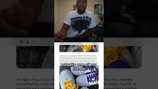 Kobe Bryants Legacy Lives On Through New Sneakers sneakers sneakerhead kobebryant shorts nike [upl. by Michi]