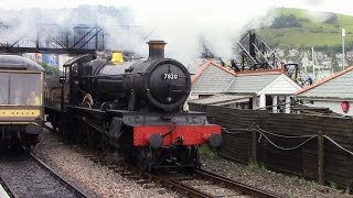 Paignton amp Dartmouth Steam Railway Kingswear to Paignton GWR 7820 Dinmore Manor [upl. by Tomlin]