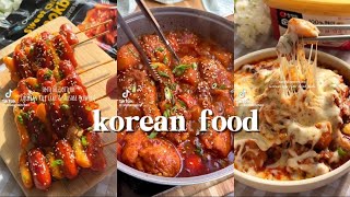 cooking korean food  relaxing cooking compilation  tiktok food 🍗🍛🥘 [upl. by Nahtanod692]