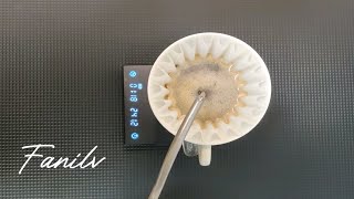 手冲咖啡  Blue Bottle Coffee Dripper 蓝瓶子 滤杯 清澄灰 云南 日晒 [upl. by Irme]