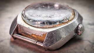 Restoration The TANK of Watches  Polishing  Vintage Certina DS2  ASMR  Cal 25661 [upl. by Harac]