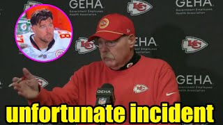 Coach Andy Reid talks about Travis Kelces performance after Chiefs loss to Buffalo Bills [upl. by Llerrud]