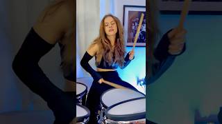 HALLOWED BE MY NAME 🔥 ironmaiden drumcover femaledrummer drummergirl [upl. by Atsirak]