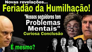 FERIADO SALGADO B0MBA COMPLICA BOLSONARO E quotJORNALISTAS AMIGOSquot  MILEI PALHAÇ0 HUMILHAD0 NOS EUA [upl. by Alimat]