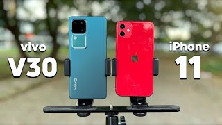 Masih Mending iPhone⁉️🤔 Tes Kamera vivo V30 vs iPhone 11 [upl. by Amees776]