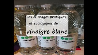 5 Astuces Étonnantes avec du Vinaigre Blanc à Découvrir Absolument [upl. by Amhsirak]