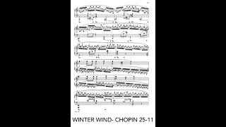 🥶 Winter Wind P2 Chopin Etude op25 no11 shorts [upl. by Ayna873]