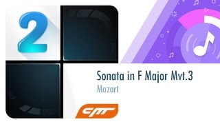 81 │Sonata in F Major Mvt3  Mozart │Piano Tiles 2 [upl. by Ennairej]