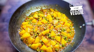 RAGOÛT DE POMMES DE TERRE amp PETITS POIS A L INDIENNE [upl. by Anallese]