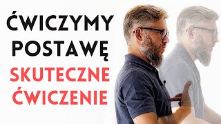 Najlepsze ćwiczenie na GARBIENIE PLECY OKRĄGŁE ból szyi czy ból pleców [upl. by Aikcin]