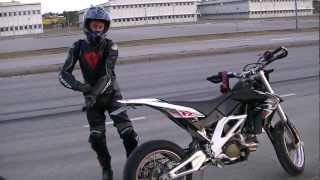 Aprilia SXV 550 with full Silmoto  Soundcheck [upl. by Vardon]