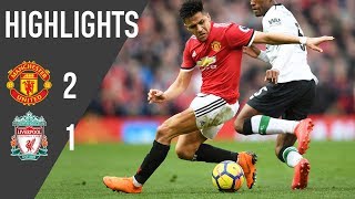 Manchester United 21 Liverpool  Premier League Highlights 1718  Manchester United [upl. by Holms]