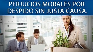 Daños morales por despido injusto Corte Suprema Derecho Público [upl. by Yor]