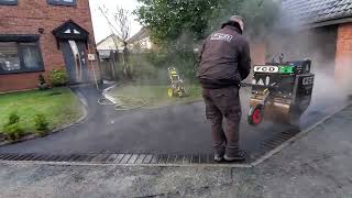 Installation of new Tarmac driveway by FCD driveways manchester [upl. by Fablan465]