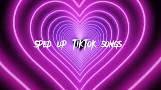 Sped up tiktok songs with heart background💜 [upl. by Mikahs]