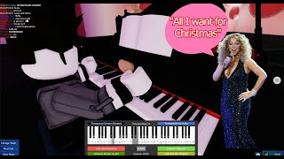 Mariah Carey  All I want for Christmas is you  Roblox Got Talent [upl. by Walli]