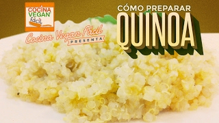 Cómo preparar la quinoa  Cocina Vegan Fácil [upl. by Galitea]