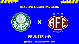 JOGO COMPLETO PALMEIRAS X FERROVIÁRIA  FINAL  IDA  PAULISTA SUB14 2023 [upl. by Acined]