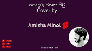 සොදුරු මතක පිටු  Cover by  Amisha Minol [upl. by Nelra]