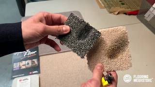 Wool VS Polypropylene Burn Test  Flooring Megastore [upl. by Blaseio142]