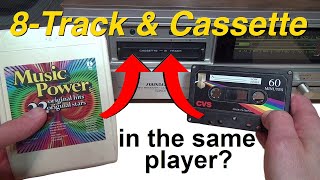 8track amp cassette in the same player  1976 Soundesign 4645B [upl. by Alver]