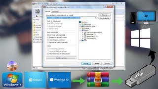 ✅Como Bootear un Pendrive con Windows 7810 ¿Usando Winrar 2019 [upl. by Oloap]