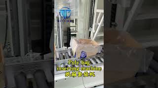 Bag Inserter Machine Poly Bag Inserter Machine Meat Frozen Food Packaging Machine [upl. by Eniad]