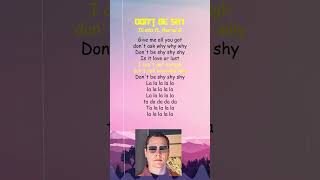 Tiësto ft Karol G  Dont Be Shy Lyrics shorts [upl. by Arnold220]