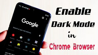 How to enable or start Dark Mode or Night Mode in Chrome Browser for android  WepClick [upl. by Nibaj]