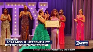 Wichita State University hosts 2024 Miss Juneteenth ICT competition [upl. by Powe127]