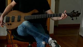 Warmoth Walnut Jazz bass custom Demo and review [upl. by Nyladnor]