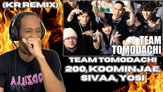 チーム友達  TEAM TOMODACHI KR Remix REACTION [upl. by Anirdna]