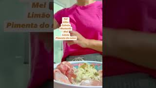 Frango na air fryer receitanaairfryer receitas comidasfaceis receitascaseiras [upl. by Ahsimet]